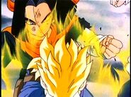 Future 17 battles Gohan a second time.