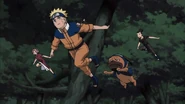 Shikamaru and the others set out to find Sasuke, and Gaara.