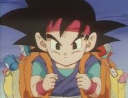 Goku Jr. goes to Mount Paozu to find the Dragon Ball