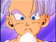 Future Trunks eating.