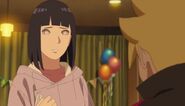 Hinata tells Boruto that the Hokage is important to their village since it is pass down to generations.