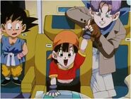 Pan, Trunks and Goku