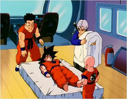 Yamcha, Future Trunks and the others