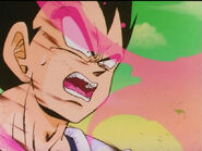 Vegeta is shock by Frieza's power level