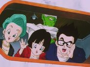 Gohan cheering for Pan