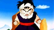 Kid Gohan goes angry after meeting Vegeta and Nappa