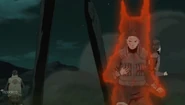 Shikamaru with some of Kurama's chakra.