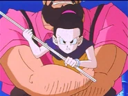 Chi-Chi tries to attack Buu