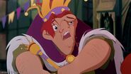 Quasimodo's reaction when the guards call him ugly