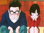 Gohan and Videl not looking at each other