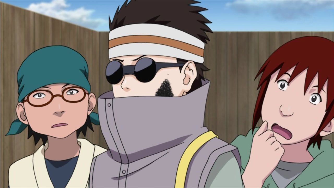 naruto shippuden shino without glasses