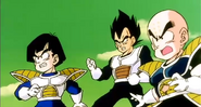 Vegeta's plan for the trio to fire at Frieza together, fails