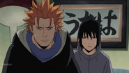 Sasuke with Jugo.