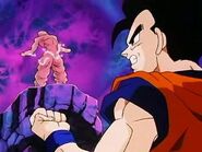 Gohan angered by Super Buu absorbing his friends