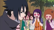 Sasuke tells Iruka that the Kage Bunshin no Technique is boring.