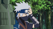 Kakashi after hearing Obito's dream to become the Hokage.