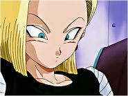 Android 18 looks mad