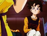 Videl blames herself to tell Goten and Trunks about Majin Buu