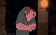 Quasimodo about to join Phoebus and the others