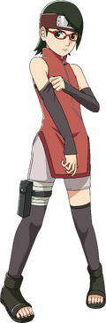 Sarada Uchiha From Naruto Japanese Anime Paint By Numbers - PBN Canvas