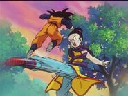 Goten trains with his mom