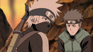 Kakashi with an ally.