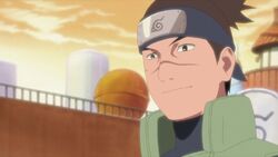 Iruka, sensei de Naruto Uzumaki atual hogake