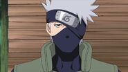 Kakashi is shock that Tazuna asked him where Sasuke is at.