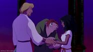 Quasimodo proclaiming Phoebus and Esmeralda as husband and wife