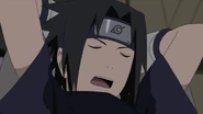 Sasuke tells Naruto that the Ramen coupon must have falling into the water when he was saving Inari from drowning.