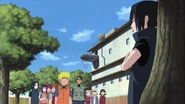 Sasuke tells Naruto that his personality is none of his business.