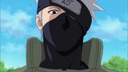 Kakashi tells Naruto, Sasuke and Sakura that they need to show teamwork on the battlefield.