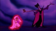 Aladdin being controll by Jafar.