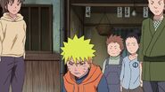 Naruto telling the shop owner that he was just looking at the Fox Mask.