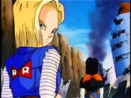 Future 17 and his sister are confronted by Trunks 3 years later after they killed Gohan.