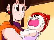 Chi-Chi remarks that Gohan doesn't like his grandfather's supposed names.