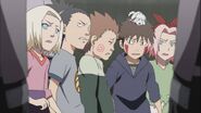 Shikamaru and the others are trap by the ANBU.