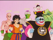 King Kai with Goku's friends