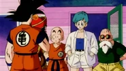 Bulma is happy to see Goku