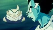 Vegeta can not find his Dragon Ball, and remembers that Gohan was here