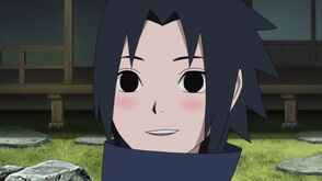 Like father, like daughter. The classic hand-on-hip Sasuke pose