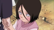 Hanabi sees Naruto be treated coldly by a shop keeper