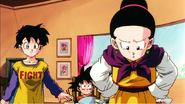 Goten hears Chi-Chi complain about his father