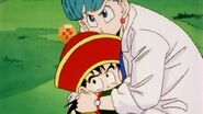 Gohan tells Bulma he is scare