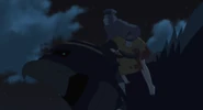 Hanabi gets kidnaped by Toneri's puppets