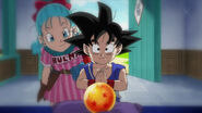 Goku with Bulma.