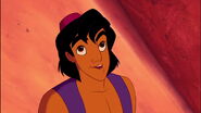 Aladdin tells Abu that his time is always perfect.
