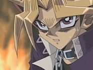 Yami Yugi is angry seeing Yugi being controlled