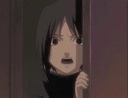 Sasuke witnesses Itachi beat up three of their clan members.