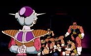 Frieza speaking with the king